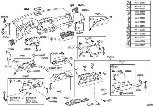 ل Toyota لـ Avalon 2005-2007 Right Dash Trim Panel Silver NN30 in Saudi Arabia