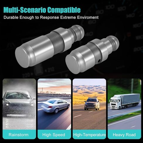 16PCS 11337549632+11337549633 (Intake+Exhaust) Hydraulic Valve Lifter (1.6L L4) Compatible with 2005-2016 Mini Cooper Clubman Cabrio Coupe Roadster Countryman Paceman R55 R57 R58 R59 R60 R61 in Saudi Arabia