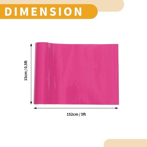 Motoforti Rose Red Protective Car Wrap Film 213x152cm (7ft × 5ft) غطاء خلفي خارجي فينيل in Kuwait