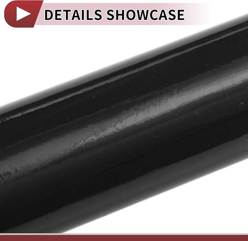 فيلم Wrap Wrap Black Protective Car 0.33ft × 59.84inch الغلاف الخارجي الداخلي لغطاء الفينيل 5.5mil 1 PC PVC Universal in Kuwait