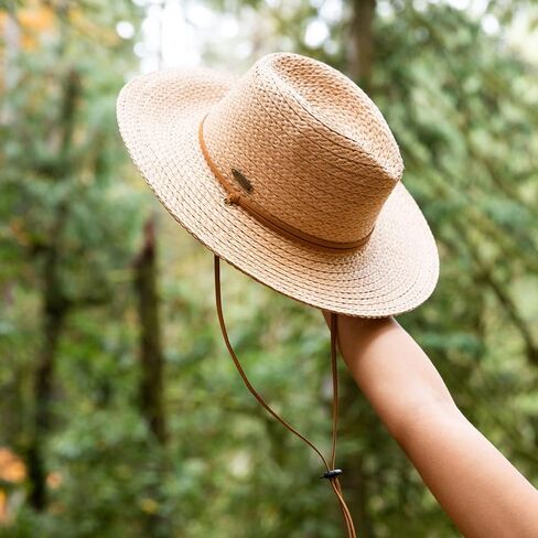 Panama Jack Women's Sun Hat - Paper Braid Straw ، Safari ، 3 1/2 "Big Brim in Saudi Arabia