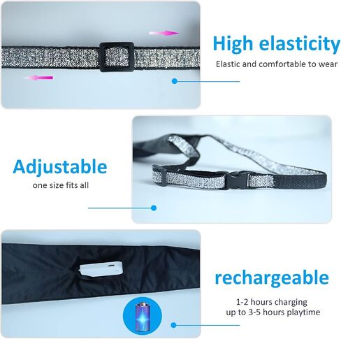 OMUMU Colorful LED Light up Neck Tie, USB Rechargeable Necktie, Luminous Novelty Flash Costume for Rave Party in Saudi Arabia