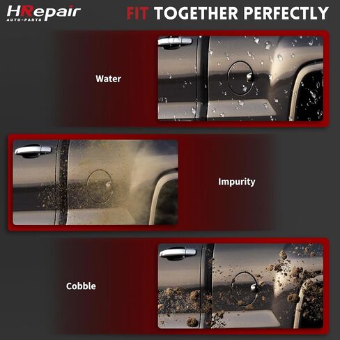 Fuel Tank Door Cover fits for 2007-2014 Chevy Silverado & GMC Sierra 1500 2500HD 3500HD Fuel Tank Filler Pipe Assembly Replace#25871805 - With Door Bumper in Saudi Arabia