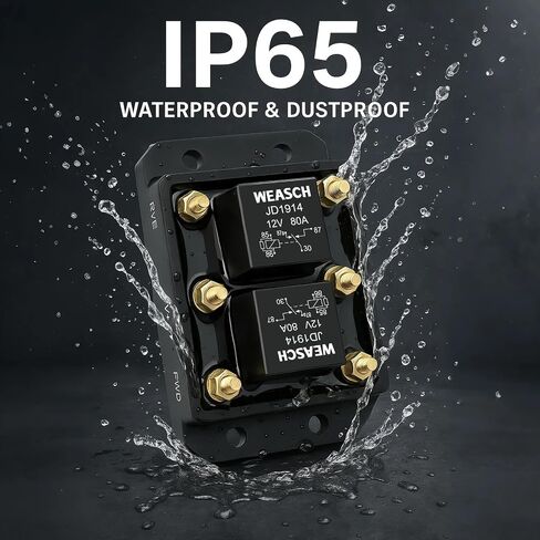 12V Forward and Reverse Relay Module, Six Terminal, Replaces 5541100 ATP0110,for Tarp Systems, Winch Motor, Hoists, Snow Plow, Winches (1) in Saudi Arabia