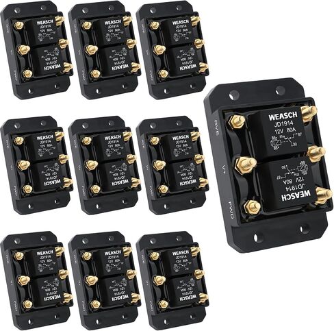 12V Forward and Reverse Relay Module, Six Terminal, Replaces 5541100 ATP0110,for Tarp Systems, Winch Motor, Hoists, Snow Plow, Winches (1) in Saudi Arabia