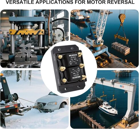 12V Forward and Reverse Relay Module, Six Terminal, Replaces 5541100 ATP0110,for Tarp Systems, Winch Motor, Hoists, Snow Plow, Winches (1) in Saudi Arabia