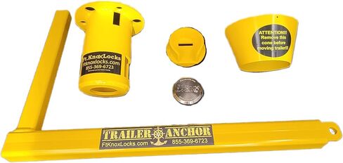 6 Lug Trailer Anchor (Wheel Lock) (with Abloy Sentry in Aluminum) in Kuwait