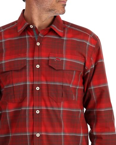 Simms Men's Challenger Long Sleeve Shirt in Saudi Arabia