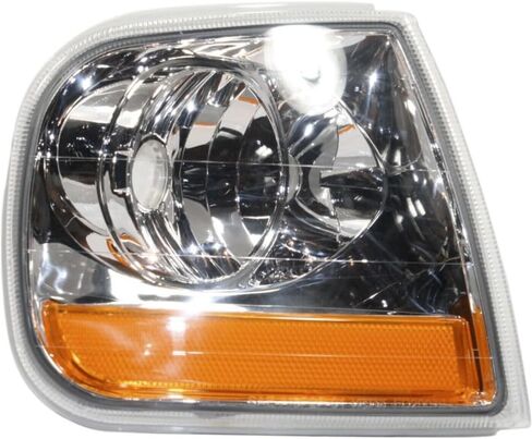 2pcs Headlight Right Side Crystal Clear Lens W/Bulb Headlamp for Ford for F150 Base 97-00 & Lariat/XL/XLT 97-03 & 99-03 for F250 Base/Lariat/XL/XLT 97-99 in Saudi Arabia