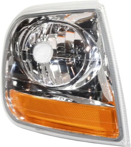 2pcs Headlight Right Side Crystal Clear Lens W/Bulb Headlamp for Ford for F150 Base 97-00 & Lariat/XL/XLT 97-03 & 99-03 for F250 Base/Lariat/XL/XLT 97-99 in Saudi Arabia