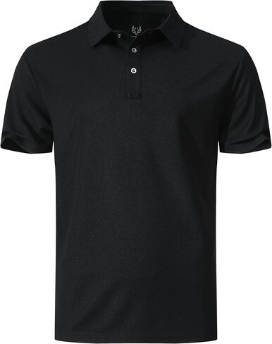 Men's Active Polo Shirt Quick Dry Performance Short Sleeve Tactical Golf Shirt in Saudi Arabia