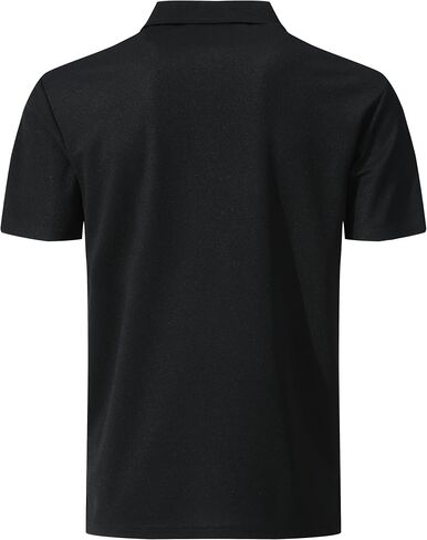 Men's Active Polo Shirt Quick Dry Performance Short Sleeve Tactical Golf Shirt in Saudi Arabia