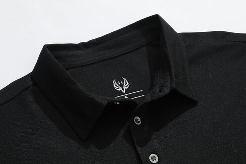 Men's Active Polo Shirt Quick Dry Performance Short Sleeve Tactical Golf Shirt in Saudi Arabia
