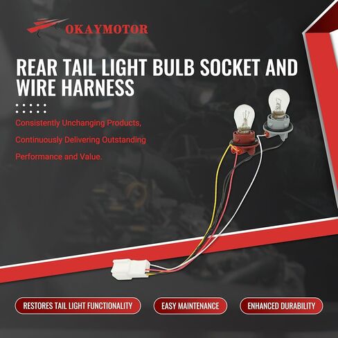 92451-4C500 Rear Tail Light Bulb Socket and Wire Harness for 2014 2015 Kia Optima 924514C500 in Saudi Arabia