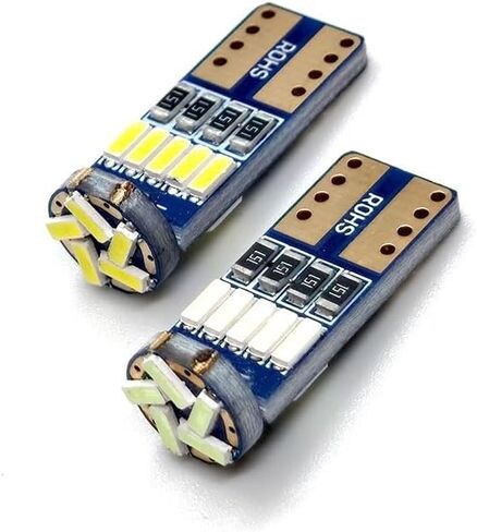 خريطة تصفيف السيارة باب القراءة مصباح المصباح الذيل المصباح الأبيض T10 15 SMD 4014 رقائق LED W5W 194 DC 12V 200PCS (اللون: 28000mAh) in Saudi Arabia