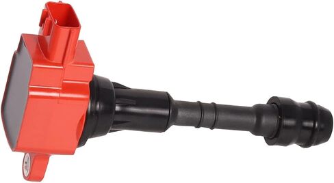 ENA Set of 8 Red Ignition Coil with 8 Platinum Spark Plug Compatible with Infiniti Nissan QX56 Armada Titan 5.6L V8 in Saudi Arabia