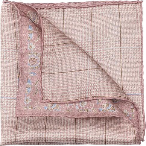 Elizabetta Men's Italian 100 ٪ Silk Pocket Fanshares - 16.5 " - HEMS مدفوقة باليد in Kuwait
