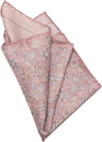 Elizabetta Men's Italian 100 ٪ Silk Pocket Fanshares - 16.5 " - HEMS مدفوقة باليد in Kuwait