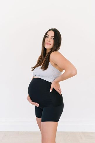 ProBump Maternity Support Belly Band – Breathable, Pregnancy Belly Band for Back, Hip & Pelvic Pain – Postpartum Belly Wrap for C-Section & Natural Birth Recovery – Stay Active & Comfortable, Black - Small in Saudi Arabia