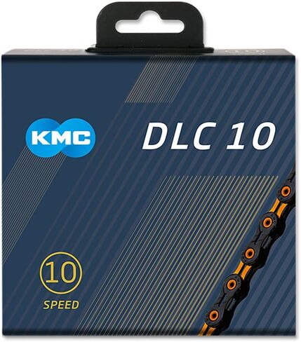 سلسلة KMC 10-Speed ​​DLC10 عالية الأداء، باللون الأخضر، للطرق/الجبال/الحصى؛ متوافق مع Shimano وSRAM وCampagnolo، 116 رابطًا، يتضمن الرابط المفقود in Saudi Arabia
