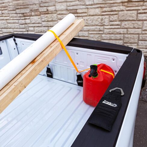 Truck Buddiez EZ Bed Anchor 2pk– Easily Secures Your Ratchet Straps, Tie Downs, or Cargo Straps to Your Truck Bed Tailgate in Seconds! Patent Pending in Kuwait