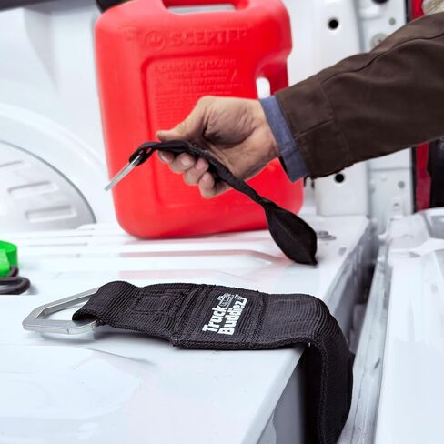 Truck Buddiez EZ Bed Anchor 2pk– Easily Secures Your Ratchet Straps, Tie Downs, or Cargo Straps to Your Truck Bed Tailgate in Seconds! Patent Pending in Kuwait