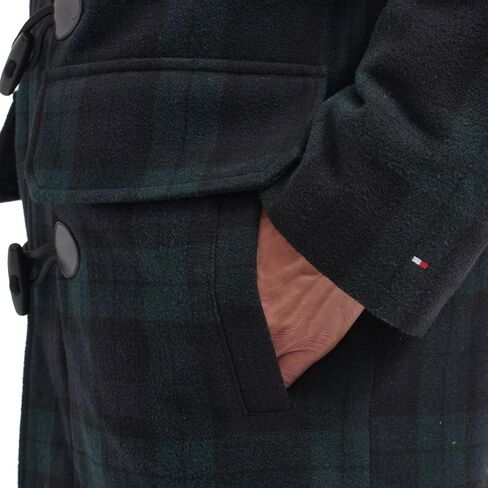 Tommy Hilfiger Men's Wool Blend Coat Mid-Length Toggle Coat in Saudi Arabia