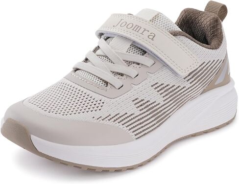 Joomra Little/Big Kids Wide Toe Tennis Tennis Shoes | تشغيل أحذية رياضية للفتيان الفتيات+الخارجي المطاطي in Kuwait