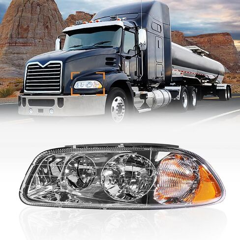 مصباح الأمامي مناسب لعام 1996-2007 Mack Vision Truck Dot/SAE معتمدة من جانب الركاب الأيمن in Kuwait