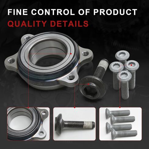 8kd407625 8e0407643a محور العجلات المحمل مع الترباس متوافق مع Audi A4 Quattro A5 A6 A7 A8 Q5 R8 Porsche Macan (1 PCS) in Kuwait