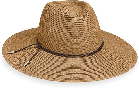 Wallaroo Hat Company Women’s Monetecito Fedora – UPF 50+ UV Protection, Wide Brim, Medium Size, Packable, Adjustable Sun Hat in Saudi Arabia