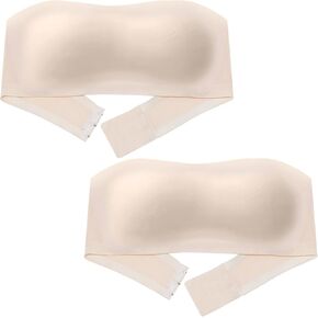 SEAUR Girl Bandeau Bra Seamless Wireless Bras Strapless Tube Bra with Detachable Adjustable Straps 8-16 Years in Saudi Arabia