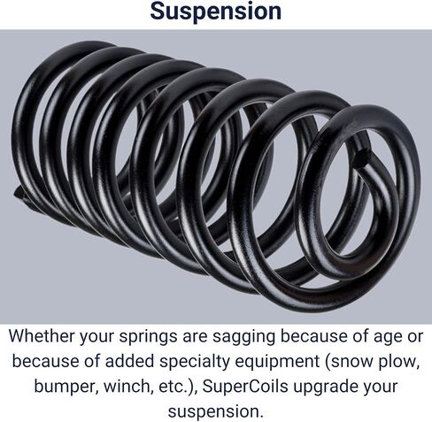 SuperSprings SSC-52 | SuperCoils for Dodge RAM 2500, Black, 2,475 lbs. per coil in Saudi Arabia