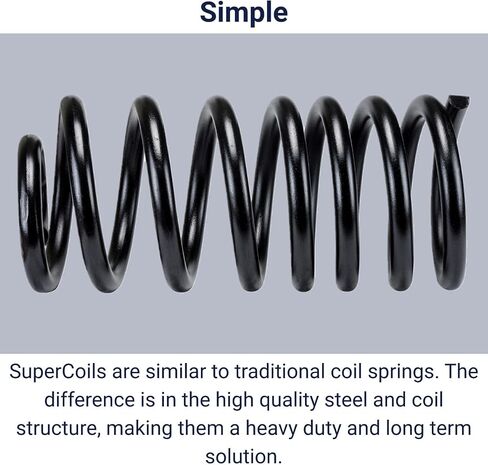 SuperSprings SSC-52 | SuperCoils for Dodge RAM 2500, Black, 2,475 lbs. per coil in Saudi Arabia
