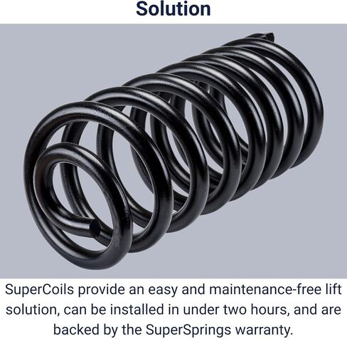 SuperSprings SSC-52 | SuperCoils for Dodge RAM 2500, Black, 2,475 lbs. per coil in Saudi Arabia