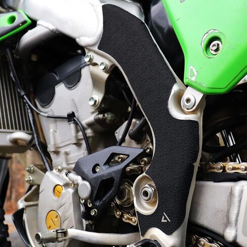 Kawasaki KX250 KX450 شريط قبضة الإطار المطاط/الحارس │ (نوبات: 2019-2024) (2 أزواج - أسود) in Kuwait