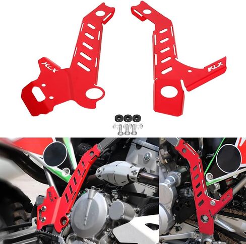 Compatible with CRF450L CRF450RL CRF450X 2019-2024 Radiator Support Braces Motorcycle Accessories Off Road Dirt Bike Aluminum Side Radiator Guards Radiator Braces(Red) in Saudi Arabia