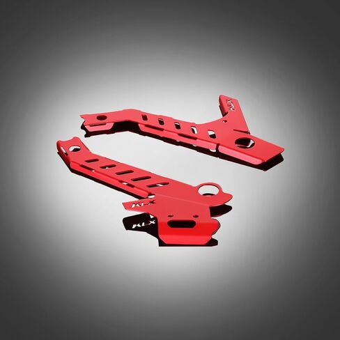 Compatible with CRF450L CRF450RL CRF450X 2019-2024 Radiator Support Braces Motorcycle Accessories Off Road Dirt Bike Aluminum Side Radiator Guards Radiator Braces(Red) in Saudi Arabia