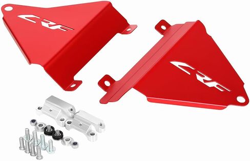 Compatible with CRF450L CRF450RL CRF450X 2019-2024 Radiator Support Braces Motorcycle Accessories Off Road Dirt Bike Aluminum Side Radiator Guards Radiator Braces(Red) in Saudi Arabia