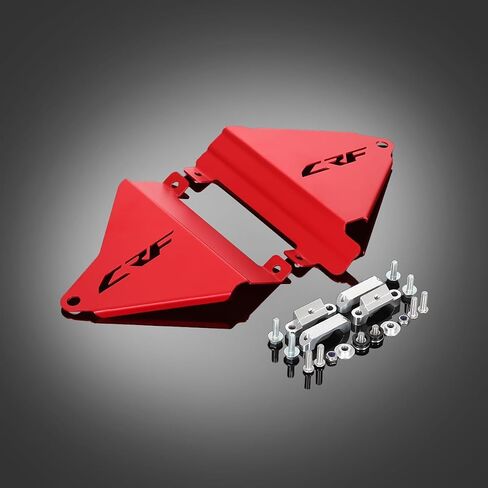 Compatible with CRF450L CRF450RL CRF450X 2019-2024 Radiator Support Braces Motorcycle Accessories Off Road Dirt Bike Aluminum Side Radiator Guards Radiator Braces(Red) in Saudi Arabia