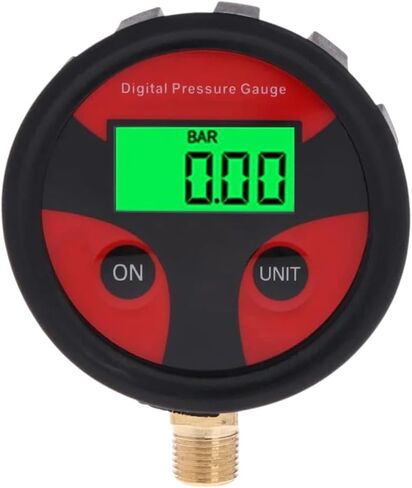 0-200psi مقياس ضغط الهواء المقياس قرص اختبار النحاس المطاط الرقمي الإطارات أداة مقياس لضغط الإطارات للسيارة in Saudi Arabia