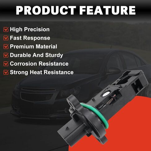 USTAR Mass Air Flow Sensor Meter Compatible with Chevy Cruze Sonic Trax Buick Encore Verano Replaces# 12671624 13432262 0280218419 in Kuwait