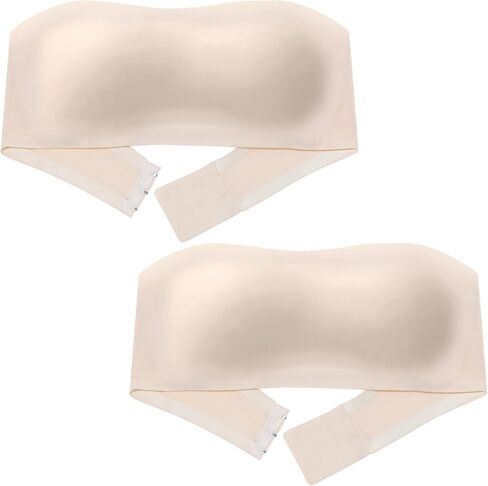 SEAUR Girl Bandeau Bra Seamless Wireless Bras Strapless Tube Bra with Detachable Adjustable Straps 8-16 Years in Saudi Arabia