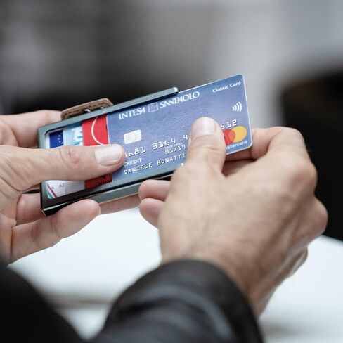 Elegance Mini-Wallet and Card Holder Made in Italy (BROWN) in Saudi Arabia