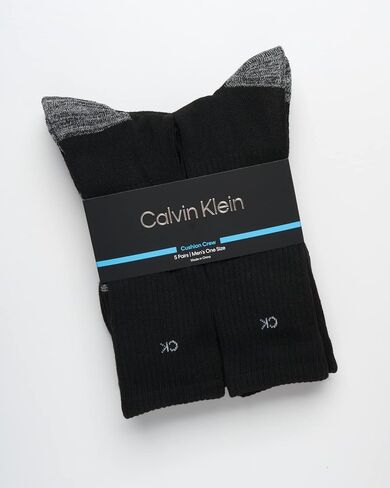 Calvin Klein Mens Crew Socks - 5 Pack Athletic Mid Calf Socks for Men (7-12) in Saudi Arabia