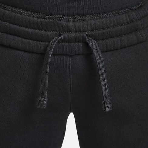 Nike Sportswear Club Fleece Big Kids Open Pants (FD3010-010 ، Black/White) in Saudi Arabia