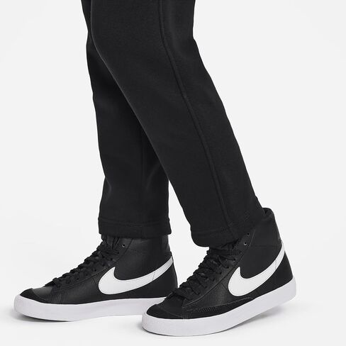 Nike Sportswear Club Fleece Big Kids Open Pants (FD3010-010 ، Black/White) in Saudi Arabia