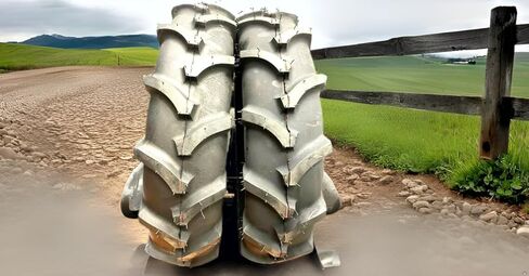 اثنان 8-16 8x16 R-1 Ag Lug 6-ply إطارات الجرار مع الأنابيب in Kuwait