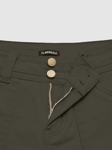 Flamingals Women's Mid Percer Solid Slid Side Flap Congal Shorts in Saudi Arabia