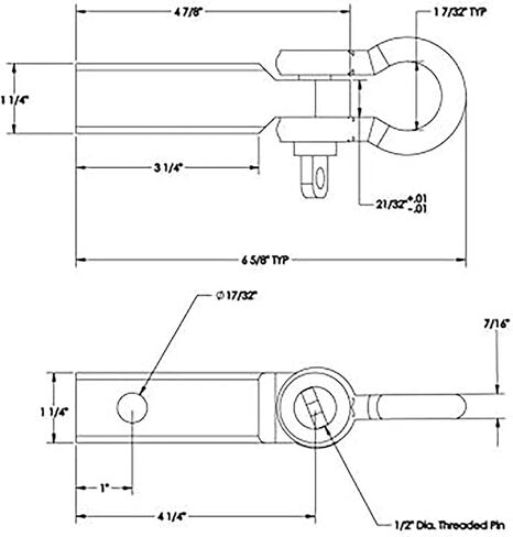 حزام استرداد متصل (ITS-1-125) (2 "× 20") مع طقم تثبيت القيود لأجهزة استقبال 1-1/4 بوصة in Kuwait